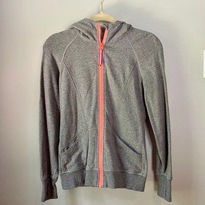 Ivivva by Lululemon Girls Gray Zip Hoodie - Size 12